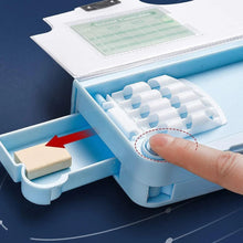 '-up pencil box with space theme for kids