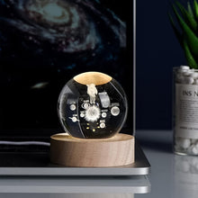 3D Crystal Ball lamps With Base (1 Pc / Mix Design)