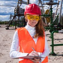 Economy PVC Safety Vest – Soft Vinyl, Tie Closure, High Visibility