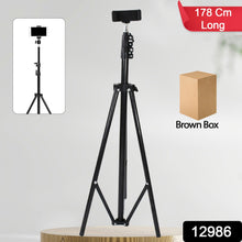 Professional DSLR Camera Tripod - Max Height 178cm Adjustable Stand with Multipurpose Head for Photography