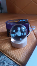 3D Crystal Ball lamps With Base (1 Pc / Mix Design)